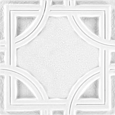 Produktbild von 1 Ornament | Stuck | Polyurethan| stoßfest | Hexim | 200x200mm | FR32