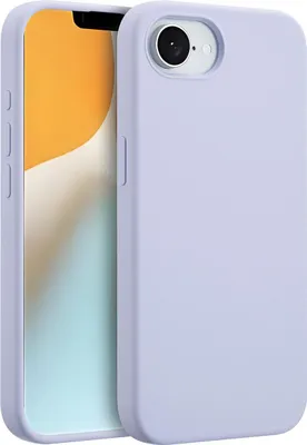 Image de Coque arrière en silicone liquide Accezz avec MagSafe pour Apple iPhone 17e / 16e - Violet
