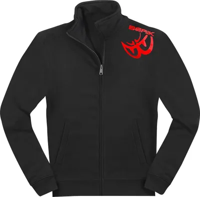 Productafbeelding van Berik Paddock Evo fleecejack, zwart/rood, maat M