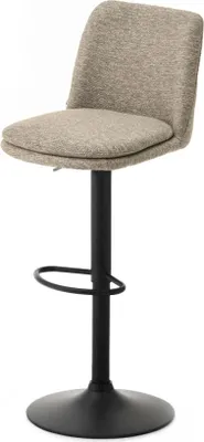Produktbild von Verstellbarer Barhocker OFELIE – beige/schwarz