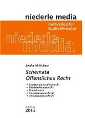 Produktbild von Schemata Öffentliches Recht - Karteikarten