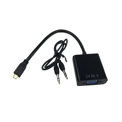 Immagine prodotto di Cavo convertitore Mini HDMI (maschio) - VGA (femmina) con cavo audio