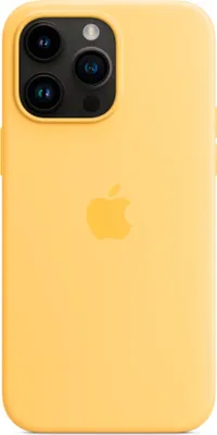Produktbild von Apple iPhone 14 Pro Max Hülle - Silikon - Soft Case, Backcover - Gelb