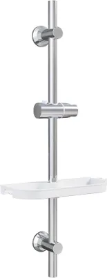 Produktbild von Famanu Duschstange 70 cm - Verchromt mit Duschehalter und verstellbarer Halterung