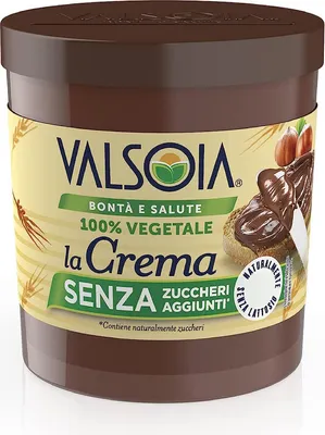 Produktbild von 6x Valsoia Haselnuss-Gemüsecreme mit Kakao und Hafer, 100% pflanzlich, gluten und palmölfrei, laktosefrei 200 g + Italian Gourmet Polpa 400g
