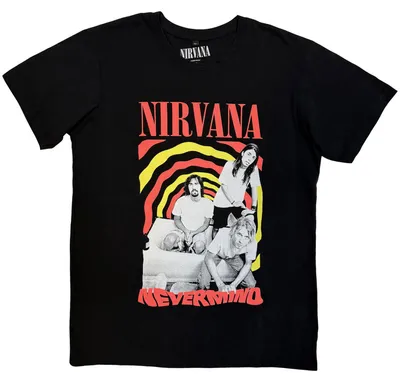 Produktbild von Nirvana - "Nevermind Bath Tub" T-Shirt für Herren/Damen Uni RO15717 (L) (Schwarz)