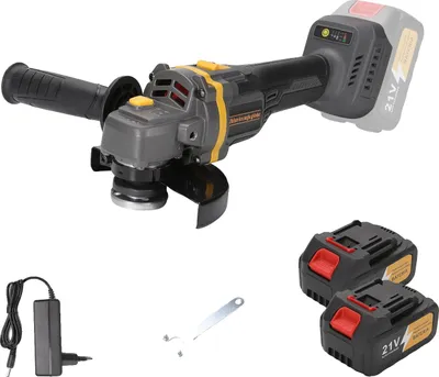 Immagine prodotto di Smerigliatrice angolare, motore brushless, diametro disco 125 mm, 2 batterie, UE
