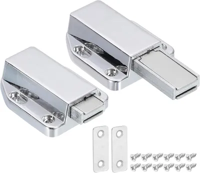 Imagen del producto de Cierres magnéticos, reforzados con metal, de 48x40 mm, paquete de 2 unidades, para cocina y muebles