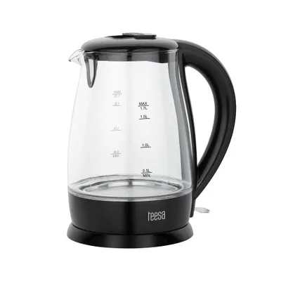 Obrázok produktu pre Teesa TSA1511B Sklenená kanvica 1,7 l, 2200 W, čierna