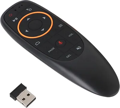 Produktbild von G10 2,4 GHz Wireless Fernbedienung mit USB-Empfänger Sprachsteuerung für Android TV Box PC Laptop Notebook