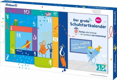 Produktbild von Pelikan Kalender Schulstartkalender mit 15 Türchen