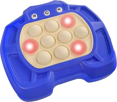 Productafbeelding van Bubble pop elektronisch - Sensorisch Speelgoed - 039960A - Blauw - Plastic - 4 Modi - 200 Niveaus - Kind - Volwassene