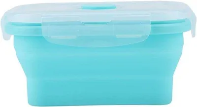 Produktbild von Silikon Lunchbox 1200ML, magnetronbestendig, für unterwegs, grün