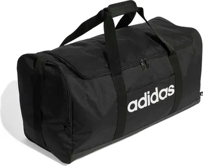 Produktbild von adidas LINEAR DUFFEL große Sporttasche L (=65,5l) schwarz/weiß schwarz/weiß