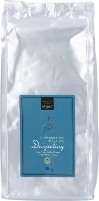 Produktbild von Schwarztee aktuell Darjeeling 500 g