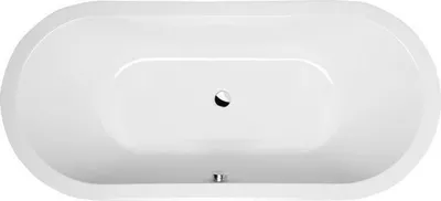 Produktbild von VIVA Ovale Badewanne mit Füßen 185x80x47cm, weiß