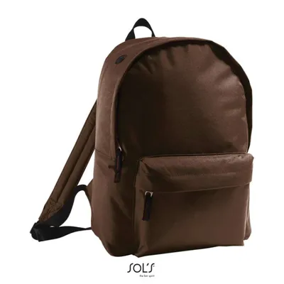 Produktbild von SOLs Bags 70100 | Backpack Rider Rucksack | 14 x 28 x 40 cm - Farbe: Chocolate - Größe: 14 x 28 x 40 cm