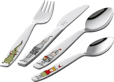Obrázek produktu pro ZWILLING dětský příbor rytíř Eckbert nerezová ocel 4 kusy