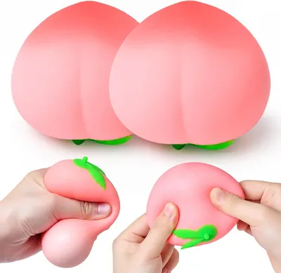 Productafbeelding van Squishy slow rising - Set van 2 - Zachte stressbal voor kantoor en thuis