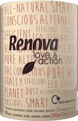 Image de Renova essuie-mains en papier1R 100 feuilles écru