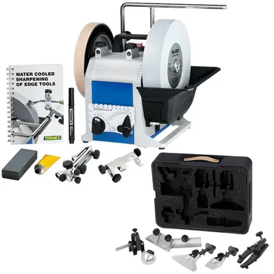 Produktbild von Tormek Nass-Schleifmaschine T8 421385 + Haus- & Heimpaket HTK-1006 423059