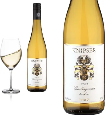Produktbild von 2021 Grauburgunder Pfalz  trocken von Weingut Knipser - Weißwein