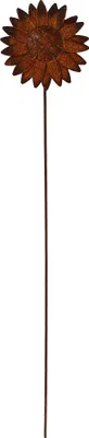 Produktbild von Rost Gartenstecker Sonnenblume 110,5 cm Edelrost Gartendeko Metall Stecker Deko