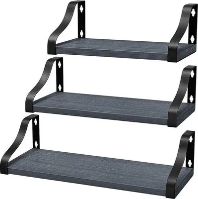 Produktbild von Famanu Wandregal Set von 3 - Schwebende Regale mit einfacher Installation