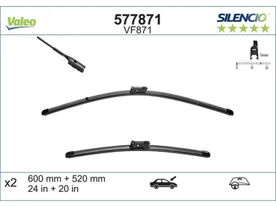 Image de Balai d'essuie-glace VALEO 577871