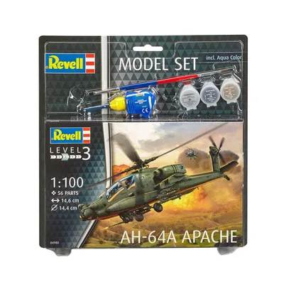 Produktbild von Revell Model Set AH-64A Apache 1:100
