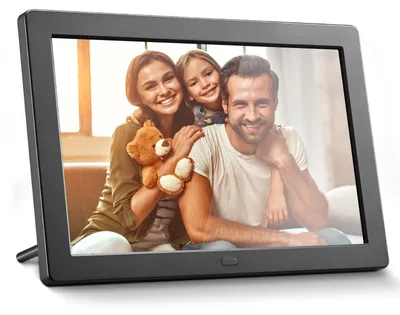 Zdjęcie produktu dla Cyfrowa ramka na zdjęcia – wyświetlacz 20,3 cm – pamięć 32 GB – IPS HD 1280x800 – ekran dotykowy – pilot zdalnego sterowania – możliwość montażu na ścianie – odtwarzanie filmów