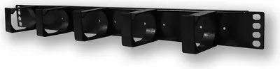 Produktbild von CM.VP00.5PO - 19" Panel, 1U, 5 x Kunststofföse