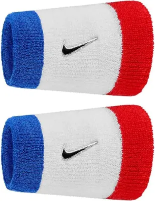 Produktbild von Nike Accessories Swoosh Classic Doublewide Handgelenkband 2 Einheiten Weiß  Weiß One Size