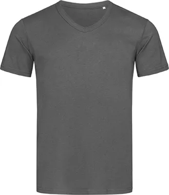 Produktbild von Stedman ST9010 | V-Neck Herren T-Shirt Ben - Farbe: Slate Grey (Solid) - Größe: S