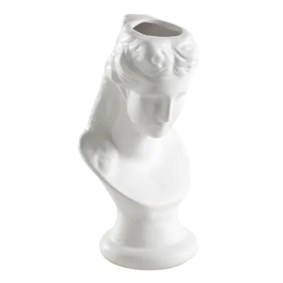 Immagine prodotto di Vaso in Vetroceramica FELICIEN Vetroceramica bianca H:17cm Ø9cm