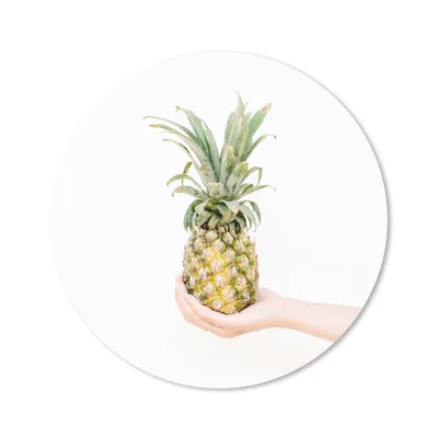 Produktbild von MuchoWow® Mauspad Mousepad Tropisch - Ananas - Gelb 20x20 cm - Mousepads - Maus Mat - Pad - Mausunterlage - Schreibtischmatte