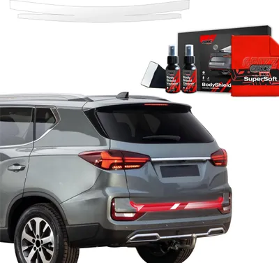Obrázok produktu pre Ochranná fólia Grizz Protector na zadný nárazník – SsangYong Rexton (2023–2025)