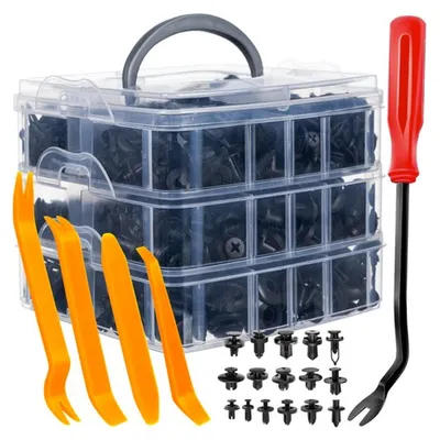 Produktbild von Xtrobb 24297 Car Clip Set – 620 Pieces + Puller Tool