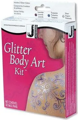 Produktbild von Jacquard Glitzer Body Art Set für Kinder - Kreatives Bastelset