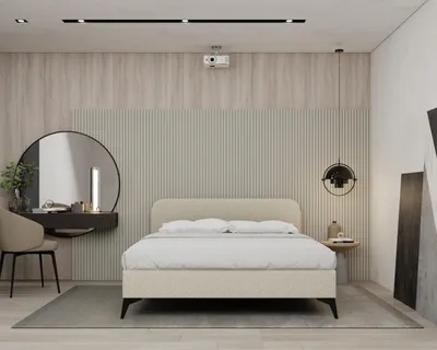 Produktbild von Polsterbett MAVILO - Komfortbett mit Stauraum, Doppelbett, 160x200cm, Beige, Taschenfederkernmatratze, H2/H3