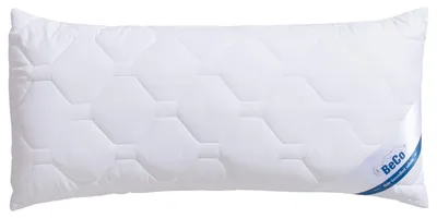 A white pillow on a white background.