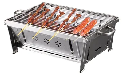 Zdjęcie produktu dla Przenośny grill węglowy do użytku na zewnątrz, o składanej konstrukcji