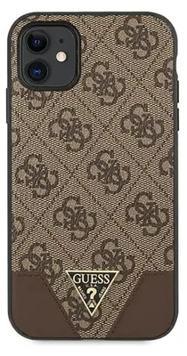 Zdjęcie produktu dla Guess Guhcn61Pu4Ghbr Iphone 11 6,1 / Xr 6,1 Brązowy/Brown Hardcase 4G Triangle Collection