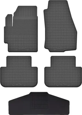 Produktbild von Gummi Fußmatten Set Für: Mazda Premacy Ii (2005-2010) Gummimatten Schwarz