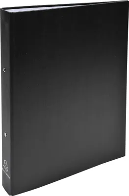 Image de Exacompta 20x Classeur rembordé polypropylène 2 anneaux 30mm A4 Noir 54371E