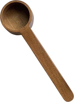 Produktbild von Layba Holz Kaffeedosierlöffel Set, Kaffeemesslöffel, Aus Walnussholz 25ml / 24g Füllmenge. Café Messlöffel, Kaffee Kräuter und Bohnen Portionierer