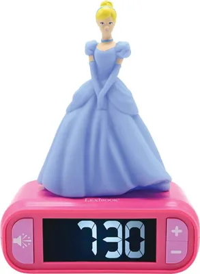 Produktbild von Disney Princess Cinderella 3D-Nachtlicht-Wecker