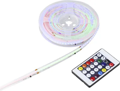 Produktbild von Sygonix Led Lichtleiste Lichtband Rgb Selbstklebend Dimmbar Fernbedienung Weiß