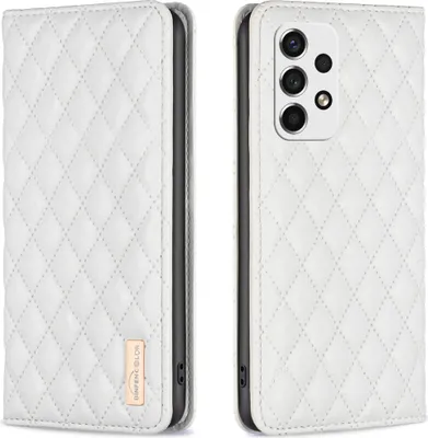 Obrázek produktu pro Galaxy A53 5G Case, Elegantní flipové kožené pouzdro ve stylu knihy se stojánkem pro Samsung Galaxy A53 5G White