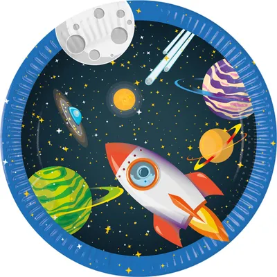 Image de Plaques de fusée Cosmos, 23 cm, 8 pcs.